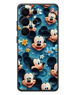 Чехол для Samsung Galaxy S26 Ultra с картинкой «Паттерн Микки и Минни»
