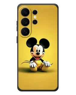 Чехол для Samsung Galaxy S26 Ultra с картинкой «Микки на желтом»