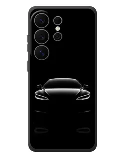 Чехол для Samsung Galaxy S26 Ultra с картинкой «Силуэт Tesla Night»