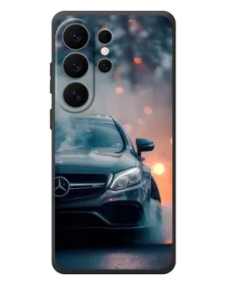 Чехол для Samsung Galaxy S26 Ultra с картинкой «Mercedes — ночной город»