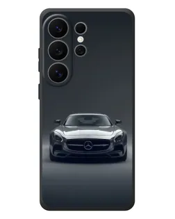 Чехол для Samsung Galaxy S26 Ultra с картинкой «Mercedes на черном»