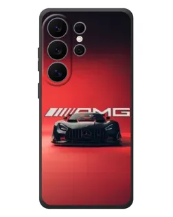 Чехол для Samsung Galaxy S26 Ultra с картинкой «Mercedes AMG — красная линия»