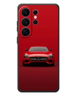 Чехол для Samsung Galaxy S26 Ultra с картинкой «Красный Mercedes AMG»