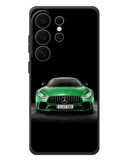 Чехол для Samsung Galaxy S26 Ultra с картинкой «Mercedes — неоновый лого»