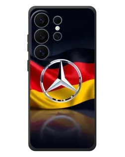 Чехол для Samsung Galaxy S26 Ultra с картинкой «Mercedes — флаг Германии»