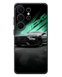 Чехол для Samsung Galaxy S26 Ultra с картинкой «Темный Mercedes AMG»