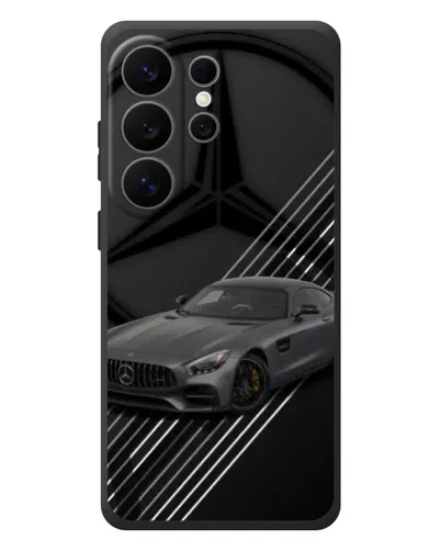 Чехол для Samsung Galaxy S26 Ultra с картинкой «Mercedes AMG — графика»