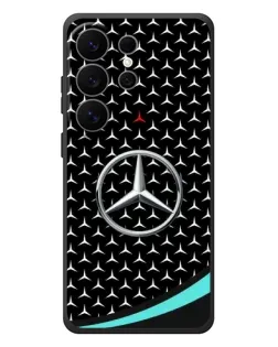 Чехол для Samsung Galaxy S26 Ultra с картинкой «Mercedes — бирюзовый акцент»