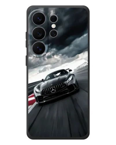Чехол для Samsung Galaxy S26 Ultra с картинкой «Гоночный Mercedes AMG»