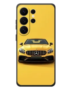 Чехол для Samsung Galaxy S26 Ultra с картинкой «Желтый Mercedes GT»
