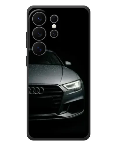Чехол для Samsung Galaxy S26 Ultra с картинкой «Audi — детализация кузова» Чехол для Samsung Galaxy S26 Ultra с картинкой «Audi — детализация кузова»