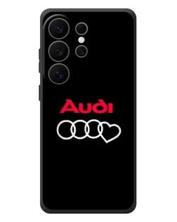 Чехол для Samsung Galaxy S26 Ultra с картинкой «Логотип Audi Heart»