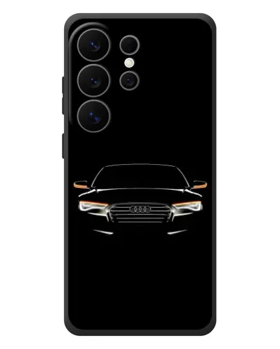 Чехол для Samsung Galaxy S26 Ultra с картинкой «Audi — ночной контур» Чехол для Samsung Galaxy S26 Ultra с картинкой «Audi — ночной контур»
