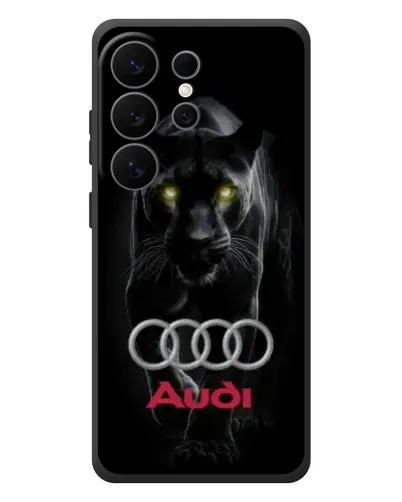 Чехол для Samsung Galaxy S26 Ultra с картинкой «Пантера и Audi» Чехол для Samsung Galaxy S26 Ultra с картинкой «Пантера и Audi»