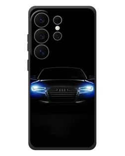 Чехол для Samsung Galaxy S26 Ultra с картинкой «Audi в неоне»