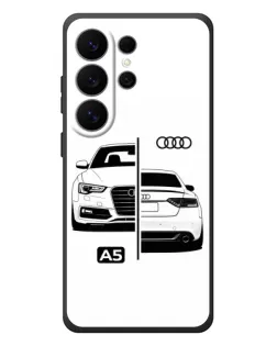Чехол для Samsung Galaxy S26 Ultra с картинкой «Audi — контрастный дизайн»