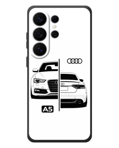 Чехол для Samsung Galaxy S26 Ultra с картинкой «Audi — контрастный дизайн» Чехол для Samsung Galaxy S26 Ultra с картинкой «Audi — контрастный дизайн»