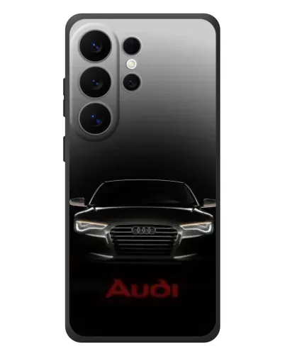 Чехол для Samsung Galaxy S26 Ultra с картинкой «Audi — градиентный контур» Чехол для Samsung Galaxy S26 Ultra с картинкой «Audi — градиентный контур»