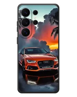 Чехол для Samsung Galaxy S26 Ultra с картинкой «Audi — закат»