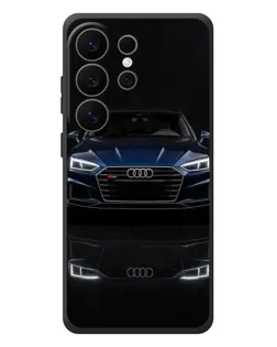 Чехол для Samsung Galaxy S26 Ultra с картинкой «Audi — ночное отражение»