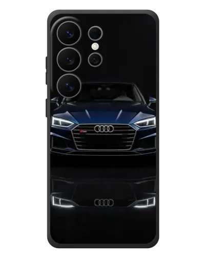 Чехол для Samsung Galaxy S26 Ultra с картинкой «Audi — ночное отражение» Чехол для Samsung Galaxy S26 Ultra с картинкой «Audi — ночное отражение»