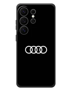 Чехол для Samsung Galaxy S26 Ultra с картинкой «Audi White Logo»
