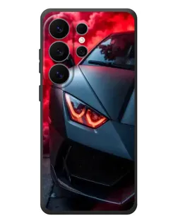 Чехол для Samsung Galaxy S26 Ultra с картинкой «Lamborghini красное сияние»