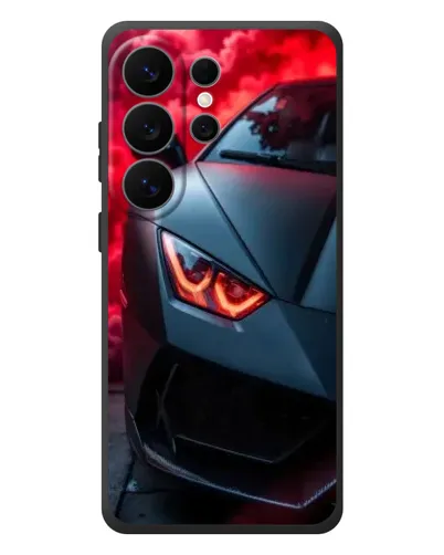 Чехол для Samsung Galaxy S26 Ultra с картинкой «Lamborghini красное сияние» Чехол для Samsung Galaxy S26 Ultra с картинкой «Lamborghini красное сияние»