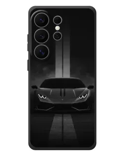 Чехол для Samsung Galaxy S26 Ultra с картинкой «Lamborghini симметрия дорог»