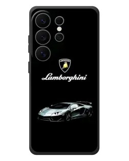 Чехол для Samsung Galaxy S26 Ultra с картинкой «Логотип Lamborghini классика»