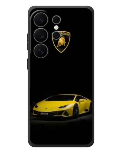 Чехол для Samsung Galaxy S26 Ultra с картинкой «Lamborghini желтый акцент» Чехол для Samsung Galaxy S26 Ultra с картинкой «Lamborghini желтый акцент»