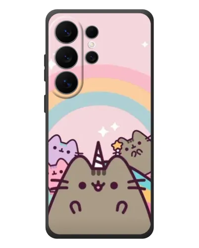 Чехол для Samsung Galaxy S26 Ultra с картинкой «Единорог Pusheen» Чехол для Samsung Galaxy S26 Ultra с картинкой «Единорог Pusheen»