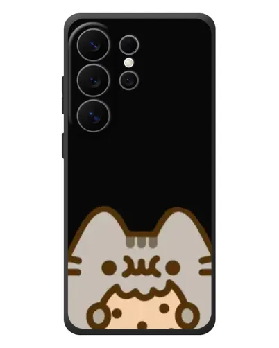 Чехол для Samsung Galaxy S26 Ultra с картинкой «Пушин на черном» Чехол для Samsung Galaxy S26 Ultra с картинкой «Пушин на черном»
