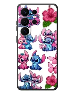 Чехол для Samsung Galaxy S26 Ultra с картинкой «Стикеры Stitch и Angel»