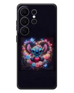 Чехол для Samsung Galaxy S26 Ultra с картинкой «Stitch в цветах»