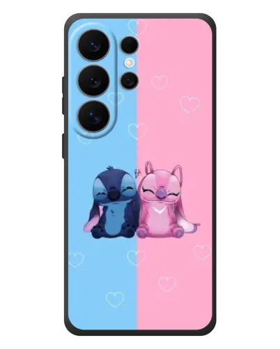 Чехол для Samsung Galaxy S26 Ultra с картинкой «Stitch и Angel Love»