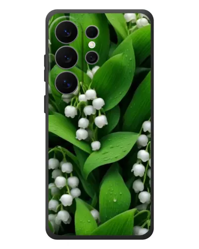 Чехол для Samsung Galaxy S26 Ultra с картинкой «Ландыши в зелени»