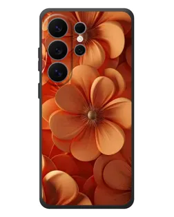 Чехол для Samsung Galaxy S26 Ultra с картинкой «Оранжевый макро цветок»