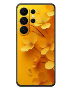 Чехол для Samsung Galaxy S26 Ultra с картинкой «Золотые лепестки»