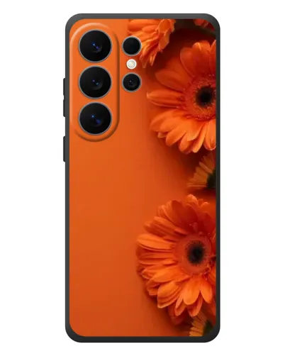 Чехол для Samsung Galaxy S26 Ultra с картинкой «Оранжевые герберы»