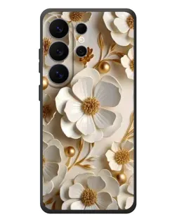 Чехол для Samsung Galaxy S26 Ultra с картинкой «Белие бумажние  цвети»