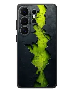 Чехол для Samsung Galaxy S26 Ultra с картинкой «Салатовый разлом скалы» Чехол для Samsung Galaxy S26 Ultra с картинкой «Салатовый разлом скалы»