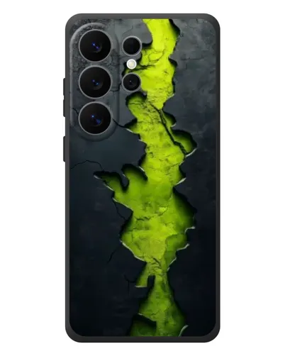 Чехол для Samsung Galaxy S26 Ultra с картинкой «Салатовый разлом скалы» Чехол для Samsung Galaxy S26 Ultra с картинкой «Салатовый разлом скалы»