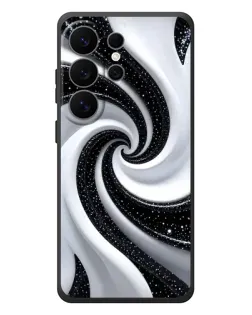 Чехол для Samsung Galaxy S26 Ultra с картинкой «Черно-белая спираль» Чехол для Samsung Galaxy S26 Ultra с картинкой «Черно-белая спираль»