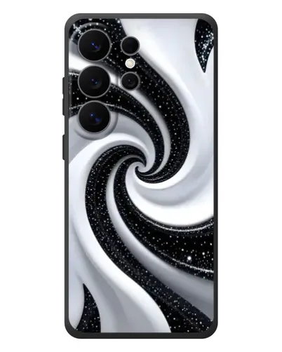 Чехол для Samsung Galaxy S26 Ultra с картинкой «Черно-белая спираль» Чехол для Samsung Galaxy S26 Ultra с картинкой «Черно-белая спираль»