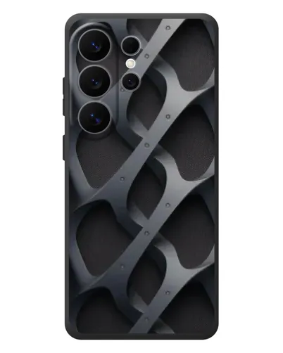 Чехол для Samsung Galaxy S26 Ultra с картинкой «Объемное серое плетение» Чехол для Samsung Galaxy S26 Ultra с картинкой «Объемное серое плетение»
