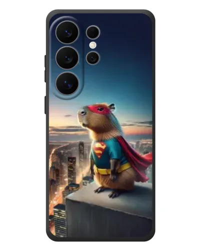 Чехол для Samsung Galaxy S26 Ultra с картинкой «Капи-мен супергерой»