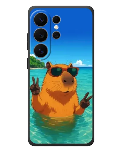 Чехол для Samsung Galaxy S26 Ultra с картинкой «Морская капибара»