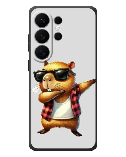 Чехол для Samsung Galaxy S26 Ultra с картинкой «Капибара рэпер даб»