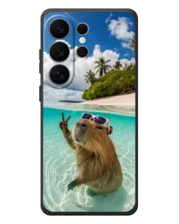 Чехол для Samsung Galaxy S26 Ultra с картинкой «Капибара на море» Чехол для Samsung Galaxy S26 Ultra с картинкой «Капибара на море»